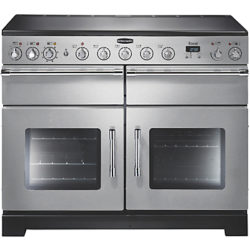 Rangemaster Excel 110 Electric Induction Range Cooker Stainless Steel/Chrome Trim